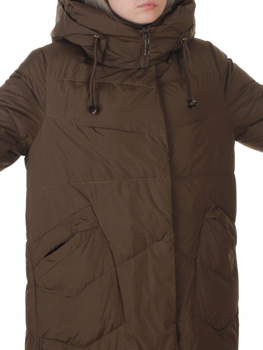 8806 DARK SWAMP Пальто зимнее женское (150 гр. холлофайбер)