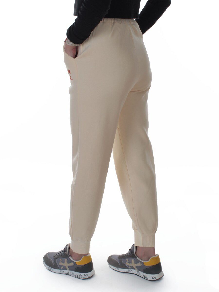 2621 MILK Штаны спортивные утепленные женские (85% хлопок, 10% полиэстер, 5% спандекс)