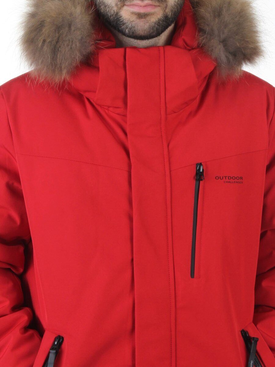 D6529 RED Куртка мужская зимняя