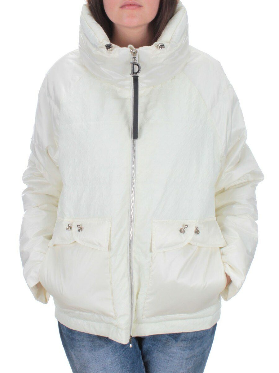 EAC918 WHITE Куртка демисезонная женская (100 гр. синтепон)