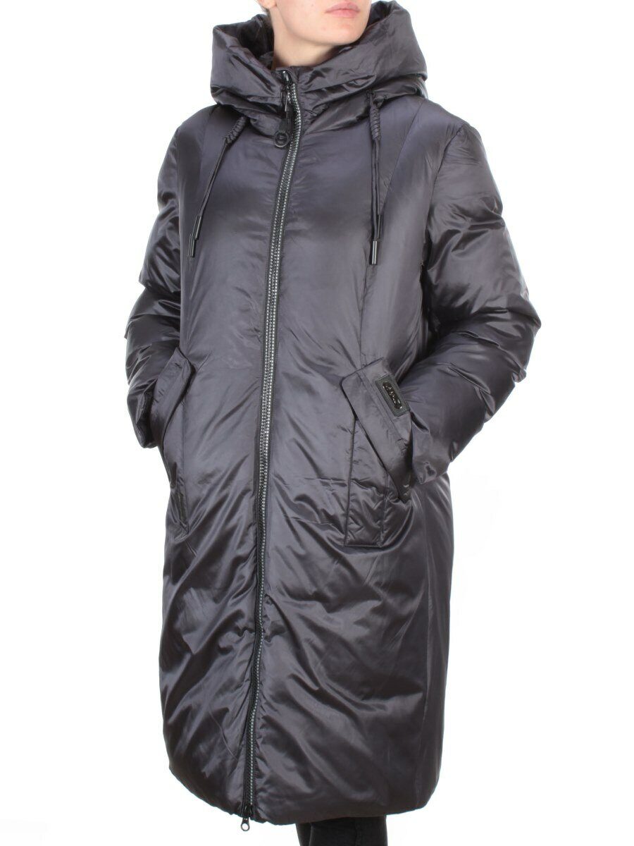 8056 DK. GRAY Пальто зимнее женское SIYAXINGE (200 гр. холлофайбера)