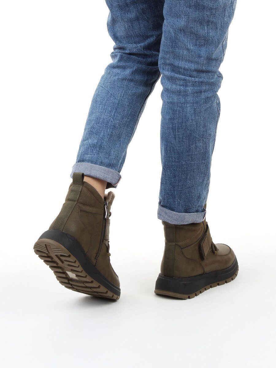 04-WB012-2M SWAMP Кроссовки зимние женские (натуральная кожа, 100% шерсть)