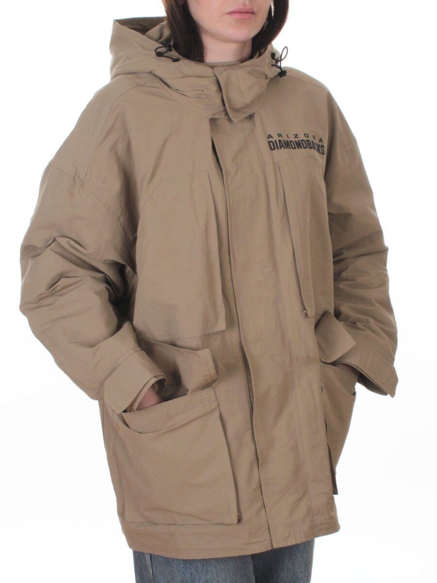 3106 DK. BEIGE Куртка демисезонная женская (100 гр. холлофайбер)