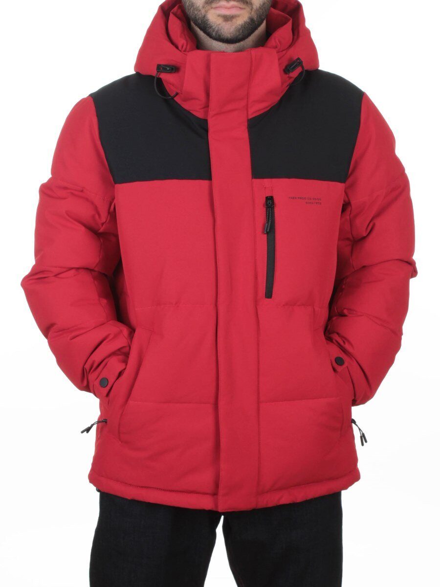 6966 RED Куртка мужская зимняя (200 гр. холлофайбер)