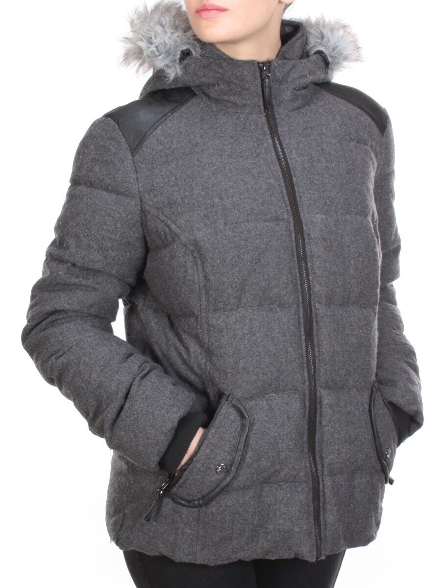 B-21 DARK GRAY Куртка зимняя женская (200 гр. холлофайбера)