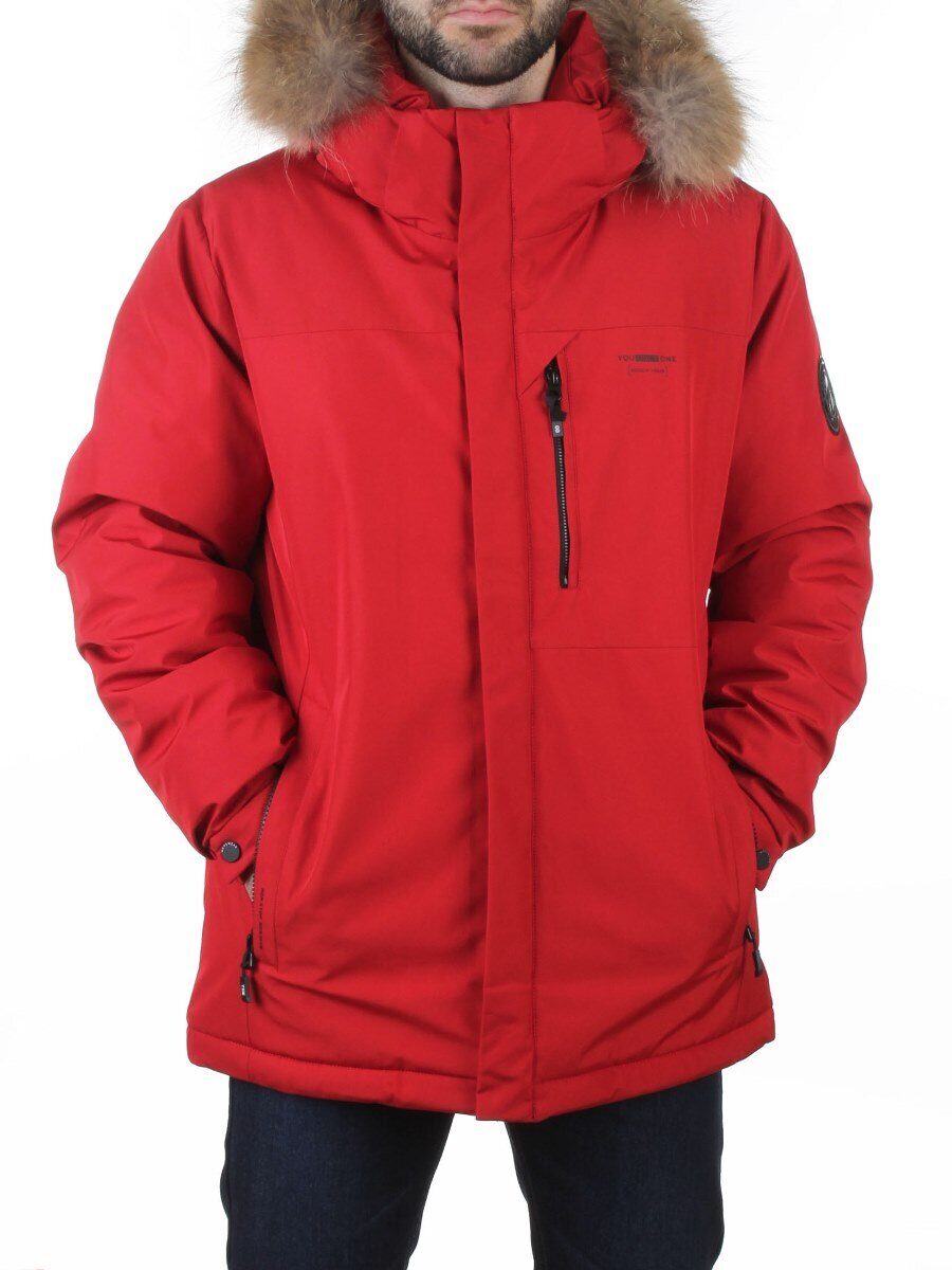 6587 RED Куртка мужская зимняя