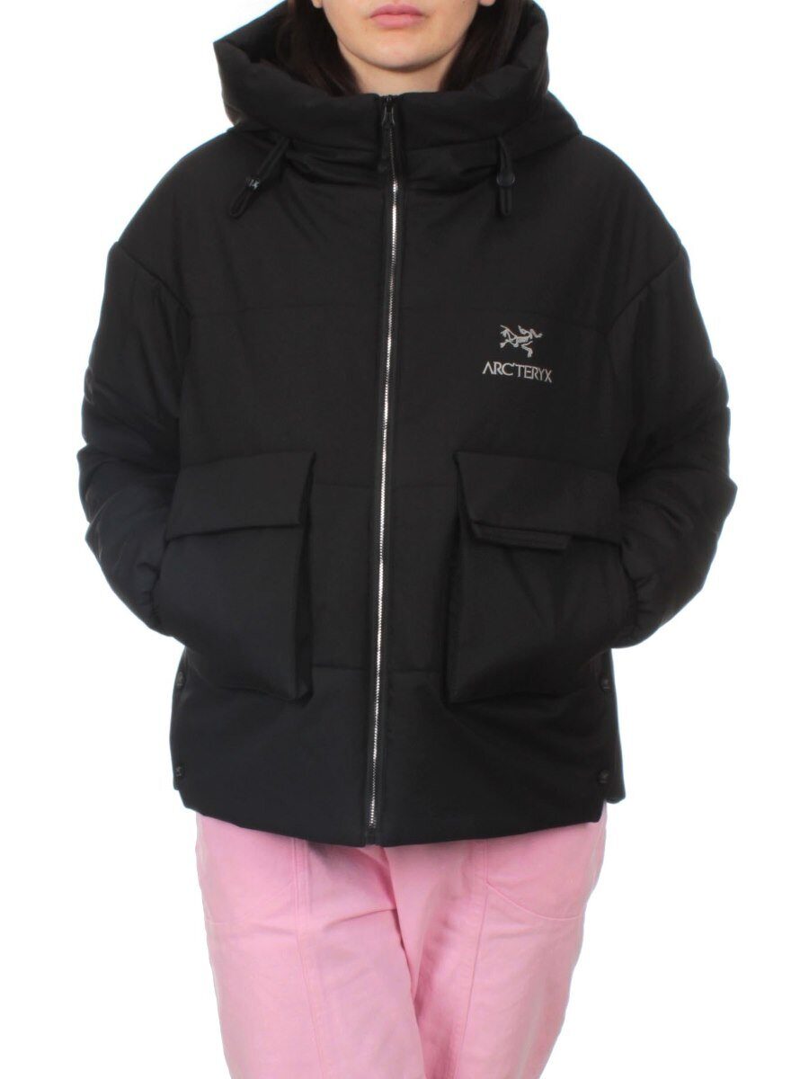 288 BLACK Куртка зимняя облегченная женская (верблюжья шерсть)