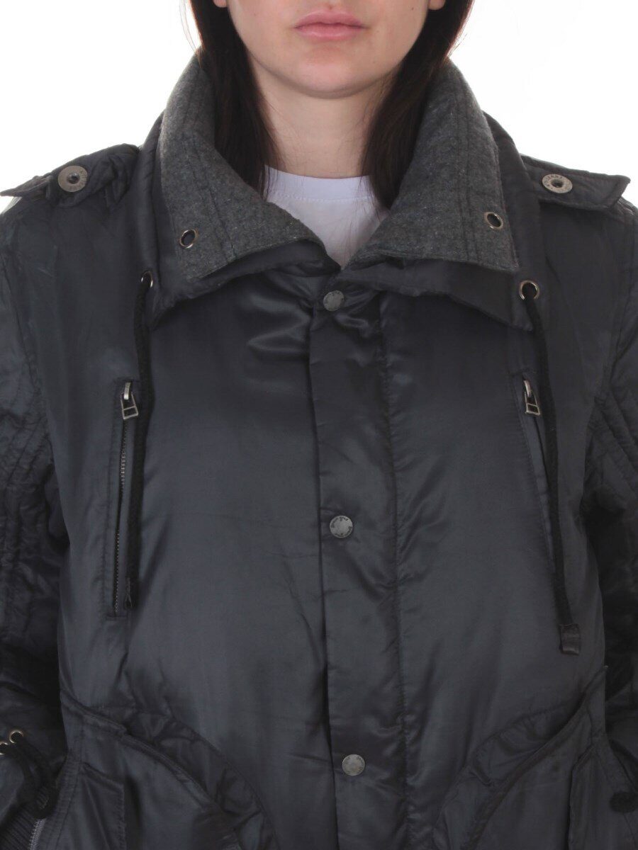 A003 DK. GREY Куртка демисезонная женская (120 гр. холлофайбер)