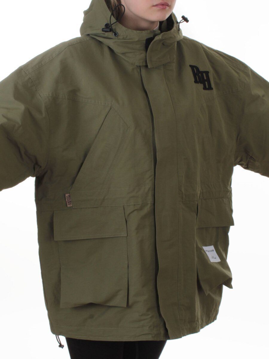 3097 GREEN Куртка демисезонная женская (100 гр. холлофайбер)