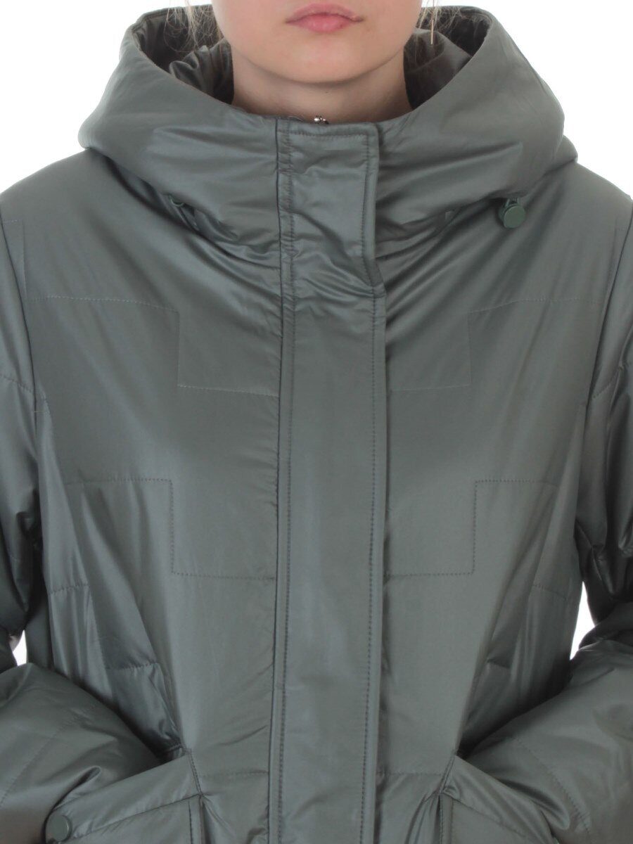 9616 GREEN Куртка демисезонная женская (100 гр. холлофайбер)
