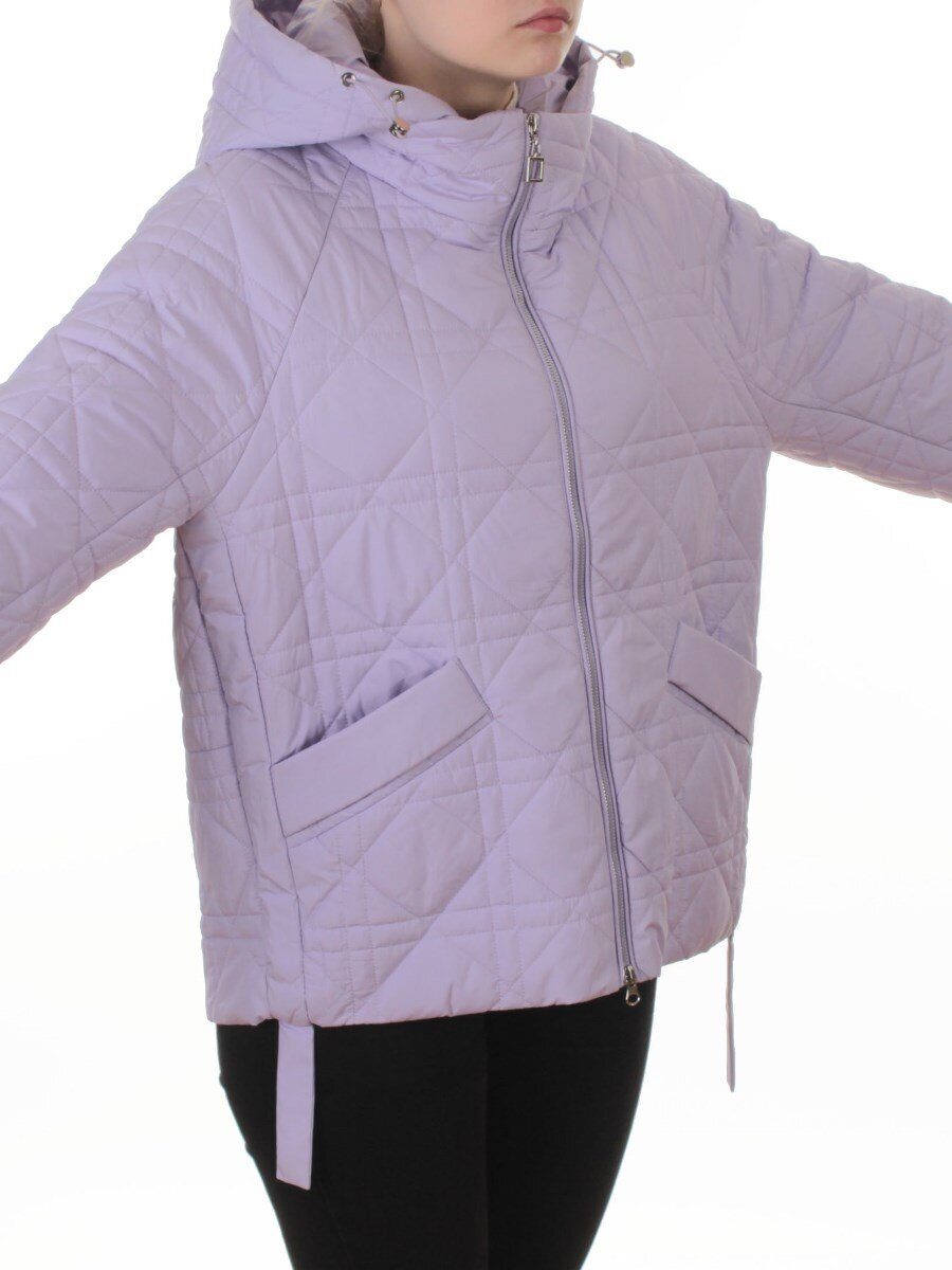8061 LILAC Куртка стеганная демисезонная женская (100 гр. холлофайбер)