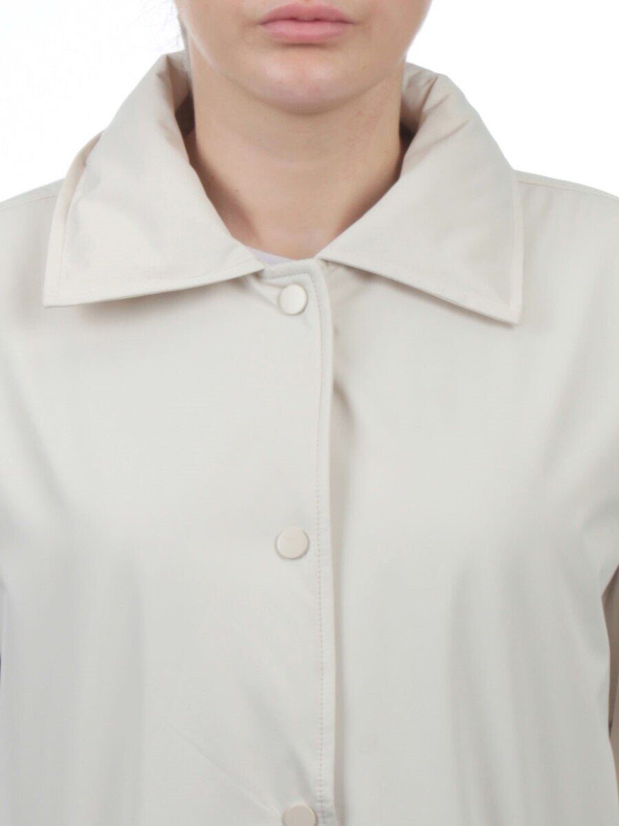 H24-216 LT. BEIGE Куртка демисезонная женская (100 гр. синтепон)