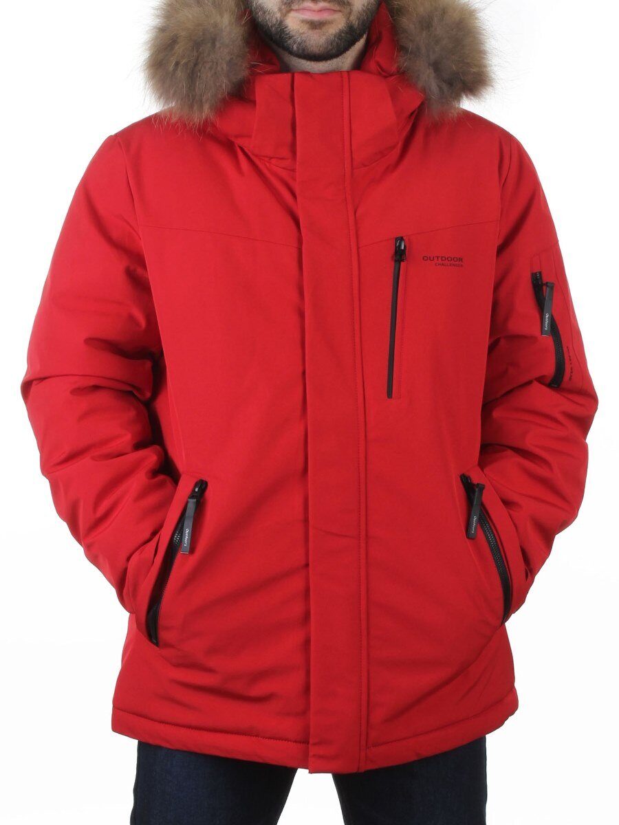 D6529 RED Куртка мужская зимняя