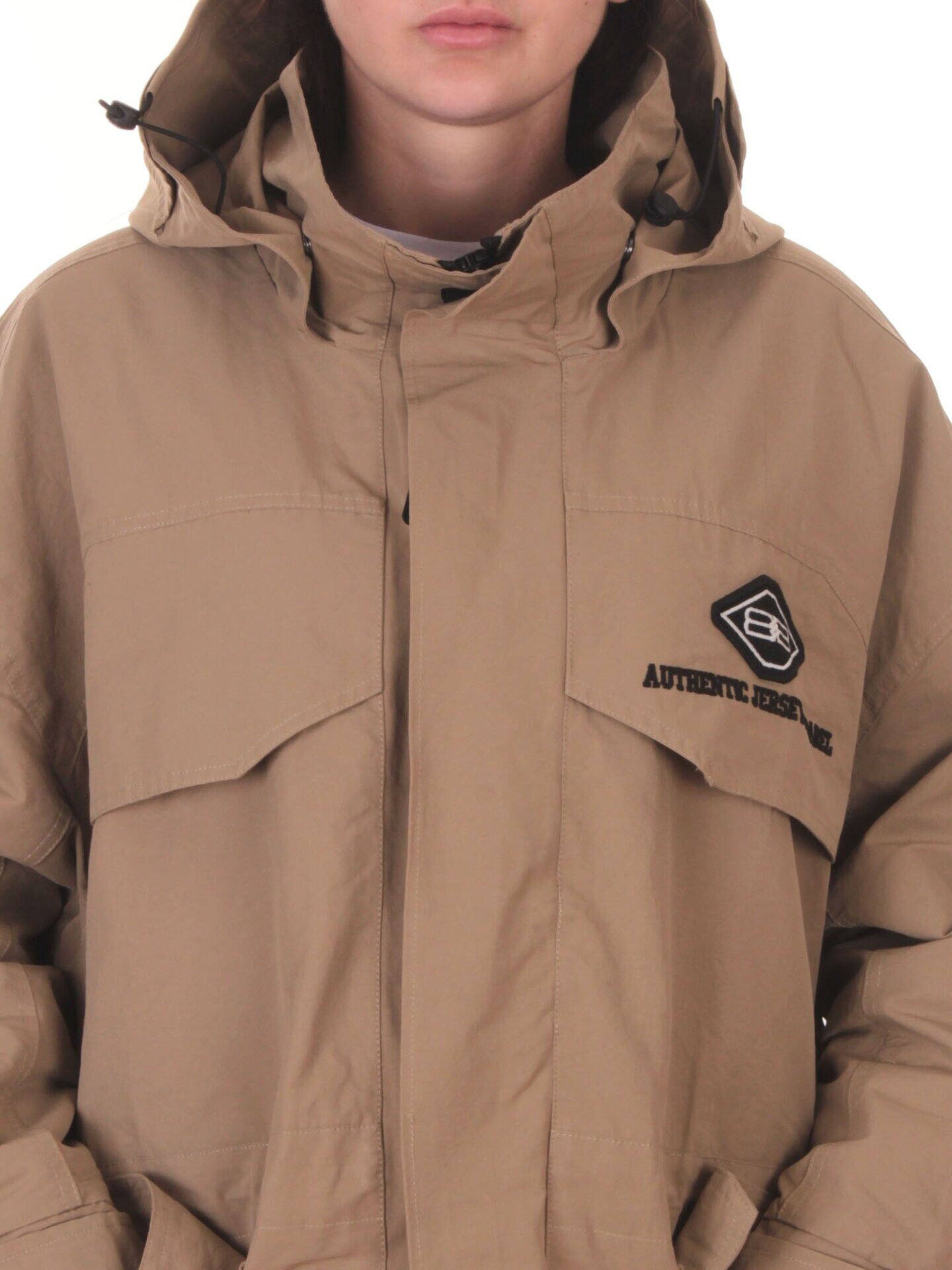 3104 DK. BEIGE Куртка демисезонная женская (100 гр. холлофайбер)