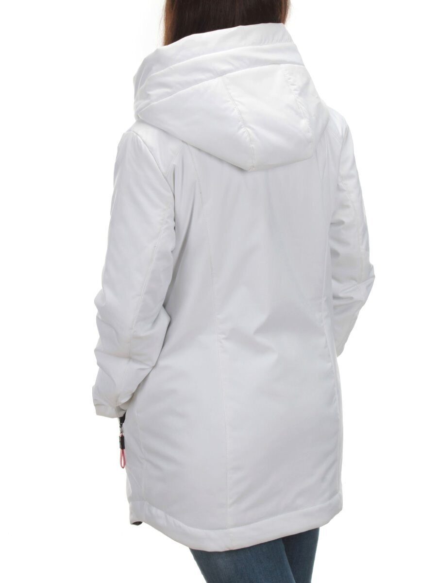 BM-187 WHITE Куртка демисезонная женская АЛИСА (100 гр. синтепон)