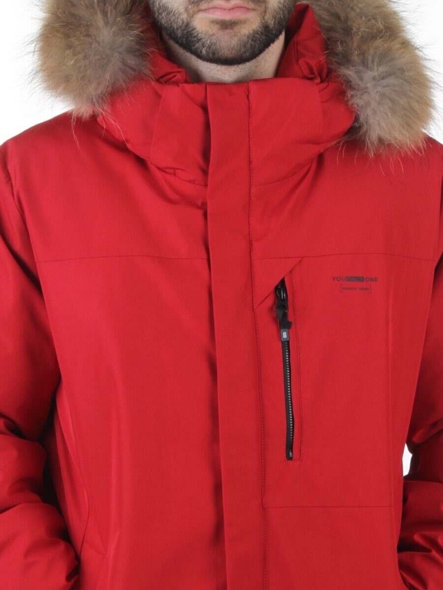 6587 RED Куртка мужская зимняя
