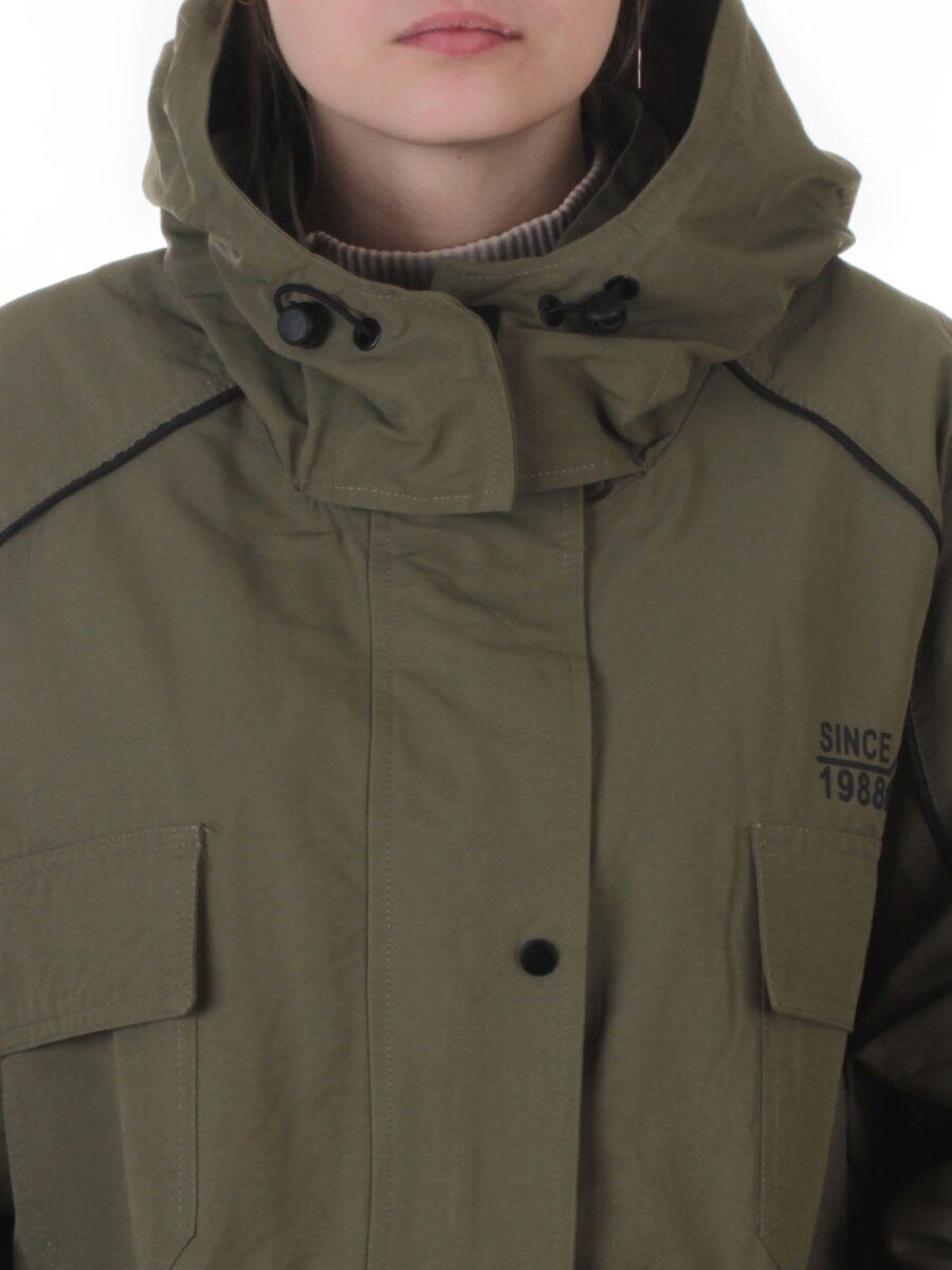 3092 GREEN Куртка демисезонная женская (100 гр. холлофайбер)
