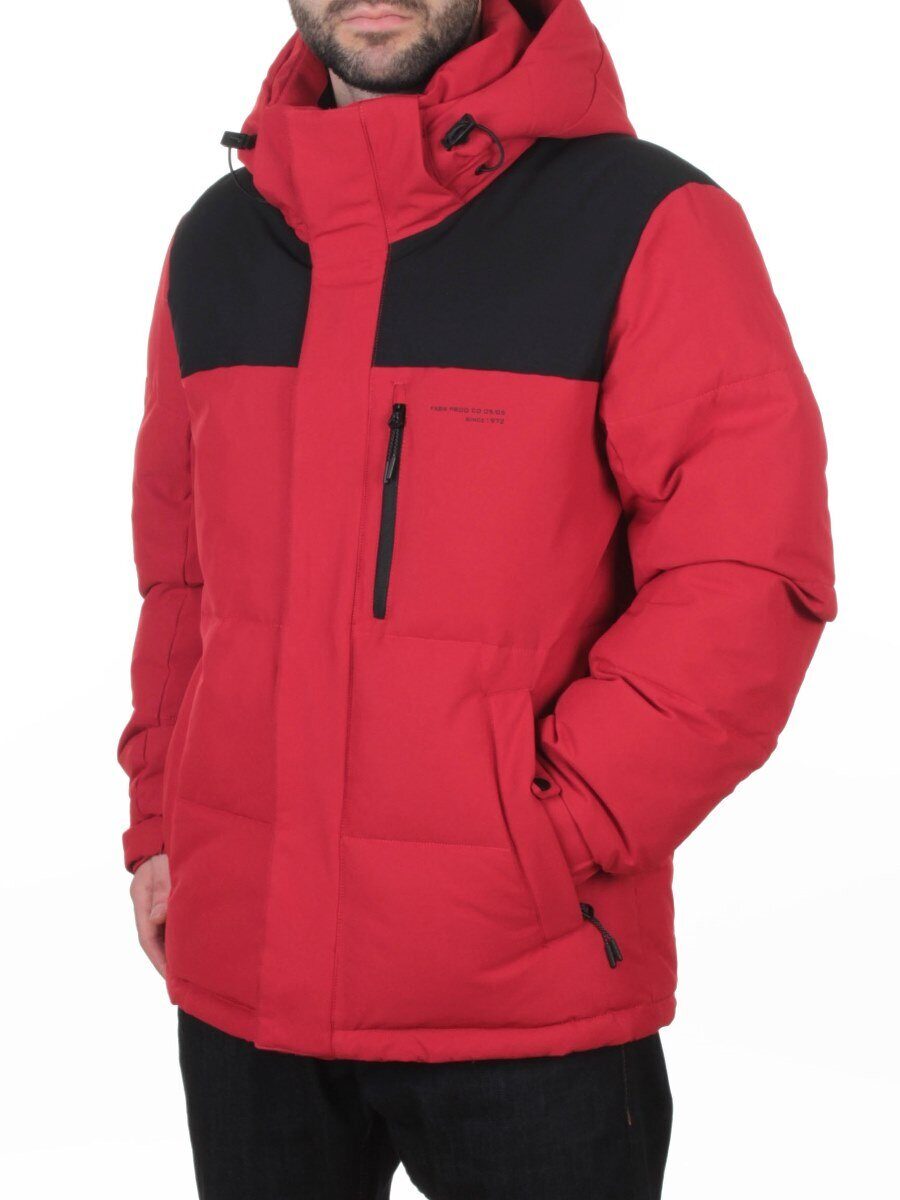 6966 RED Куртка мужская зимняя (200 гр. холлофайбер)