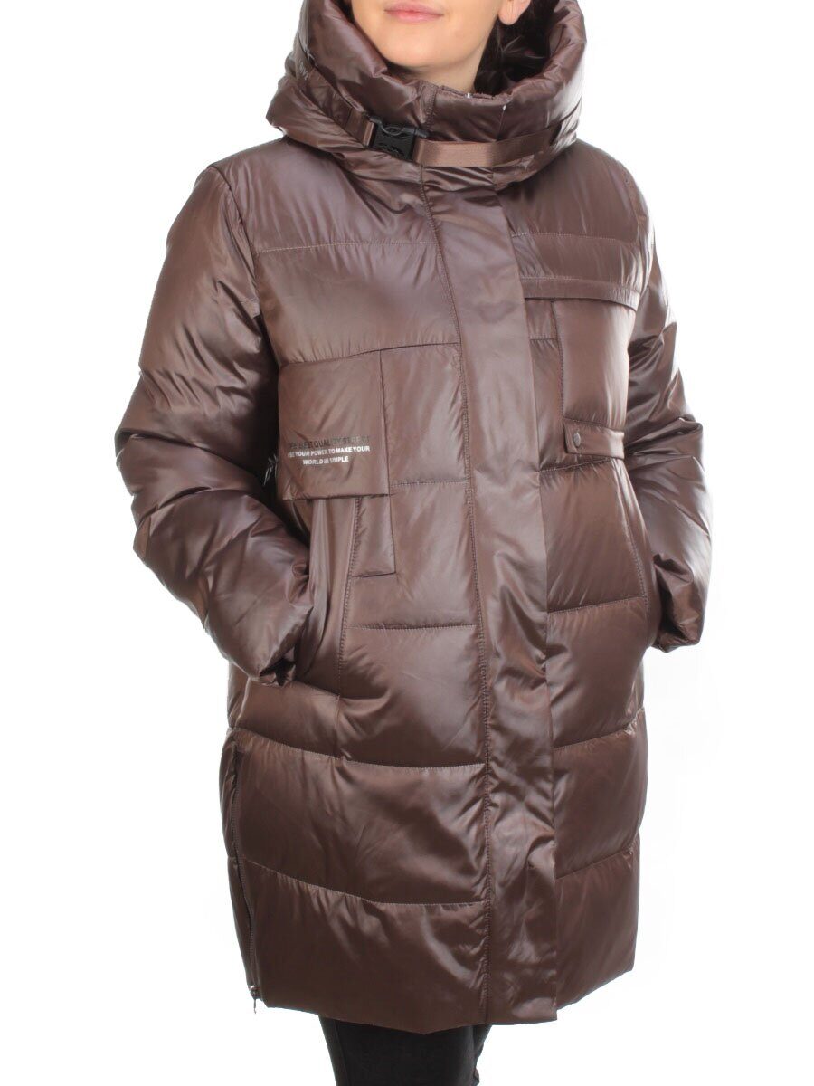 H 902 BROWN Куртка зимняя женская MARIA (200 гр. холлофайбера)