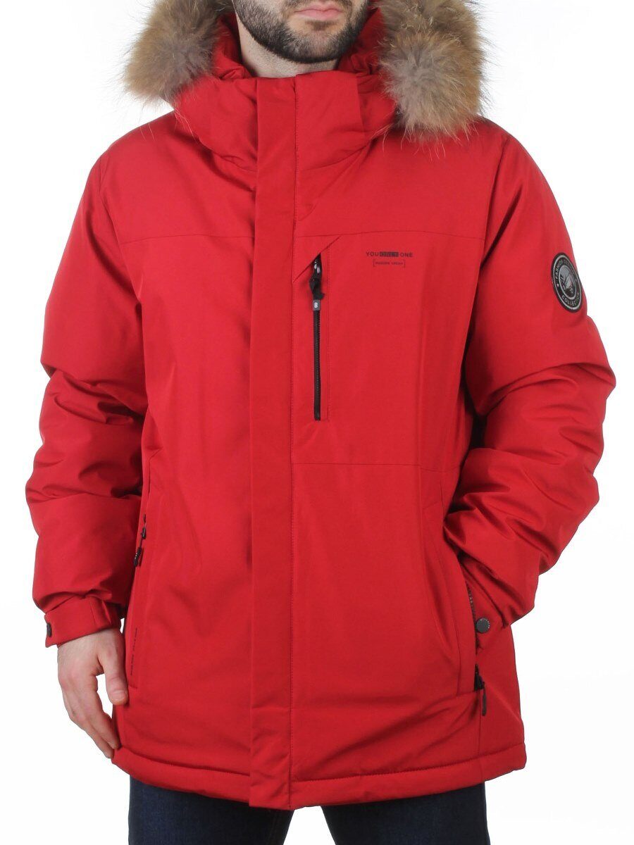 6587 RED Куртка мужская зимняя