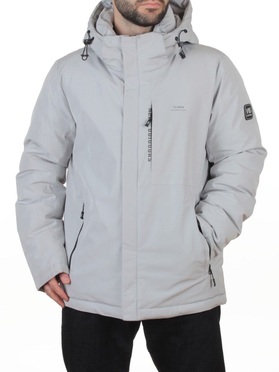 D6313 LT. GRAY Куртка мужская зимняя (200 гр. холлофайбер)