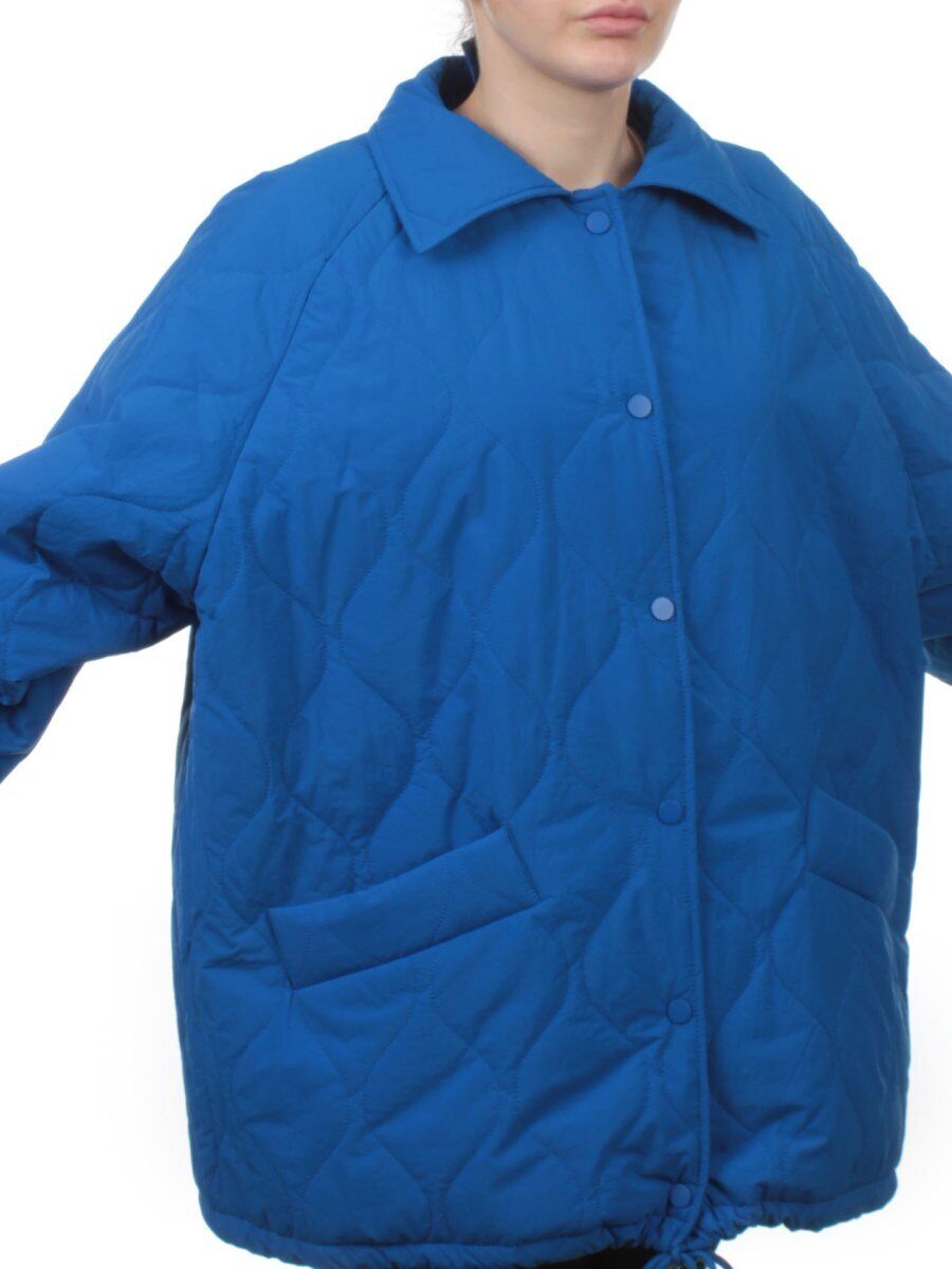 H24-213 BLUE Куртка демисезонная женская (100 гр. синтепон)