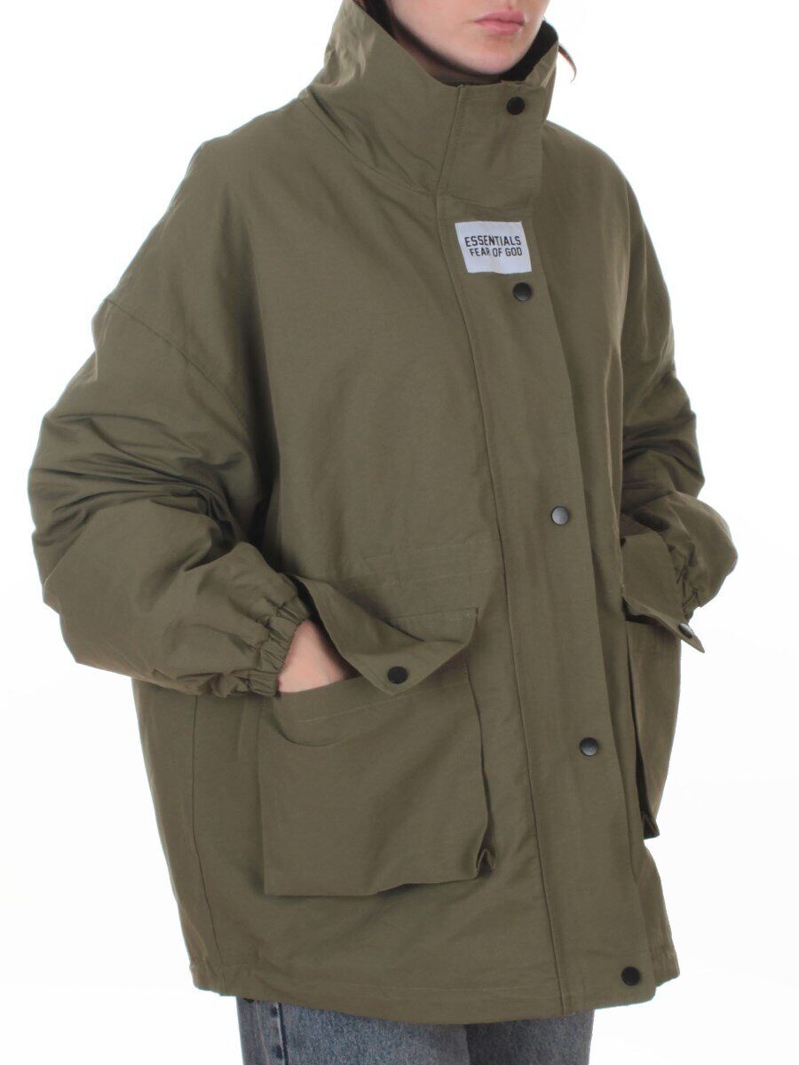 3089 GREEN Куртка демисезонная женская (100 гр. холлофайбер)