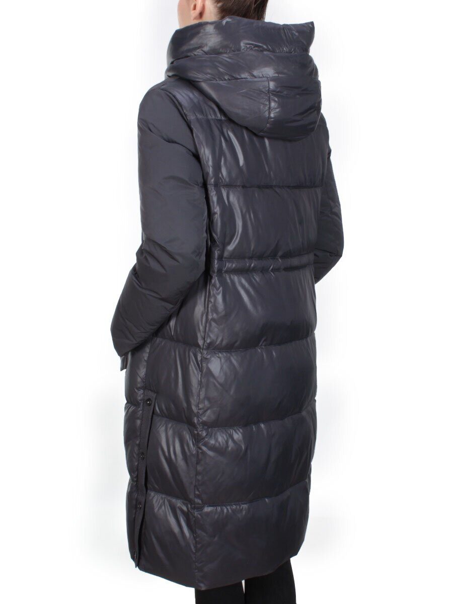 8986 DARK GRAY Пальто зимнее женское CORUSKY (200 гр. холлофайбера)