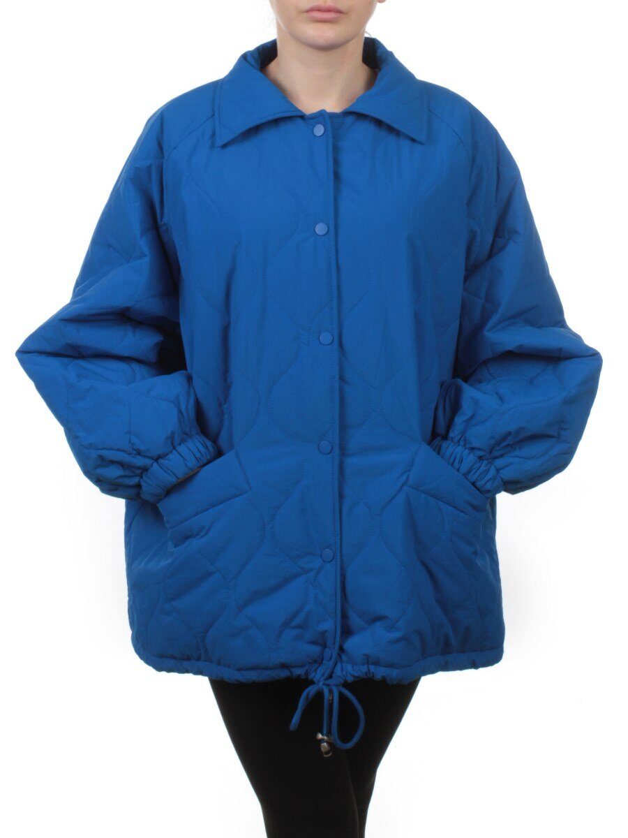 H24-213 BLUE Куртка демисезонная женская (100 гр. синтепон)