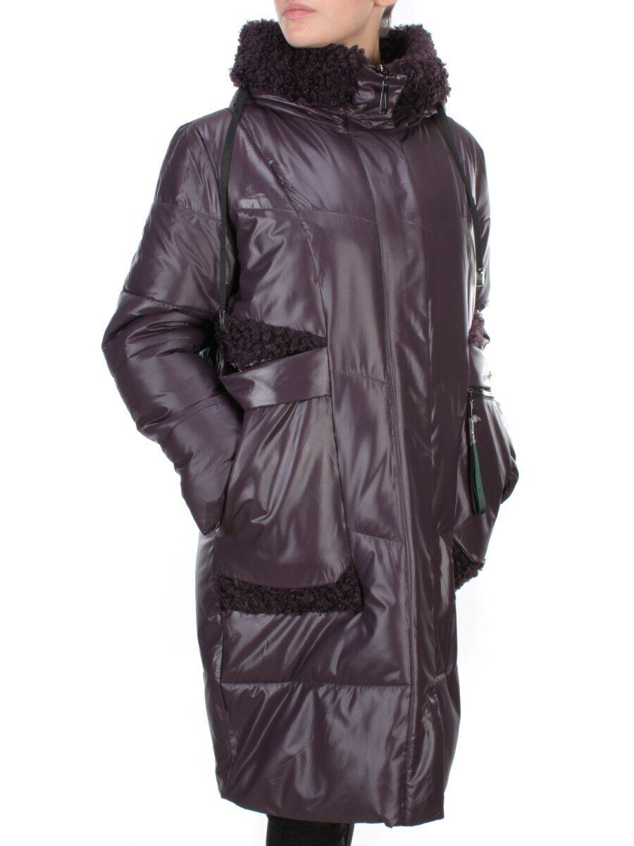 21-985 VIOLET Пальто зимнее женское AIKESDFRS (200 гр. холлофайбера)