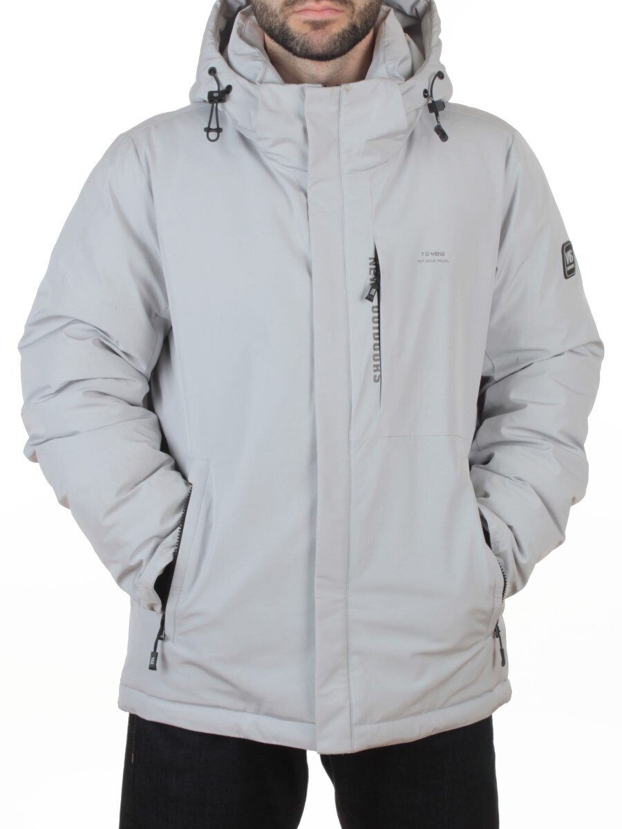 D6313 LT. GRAY Куртка мужская зимняя (200 гр. холлофайбер)