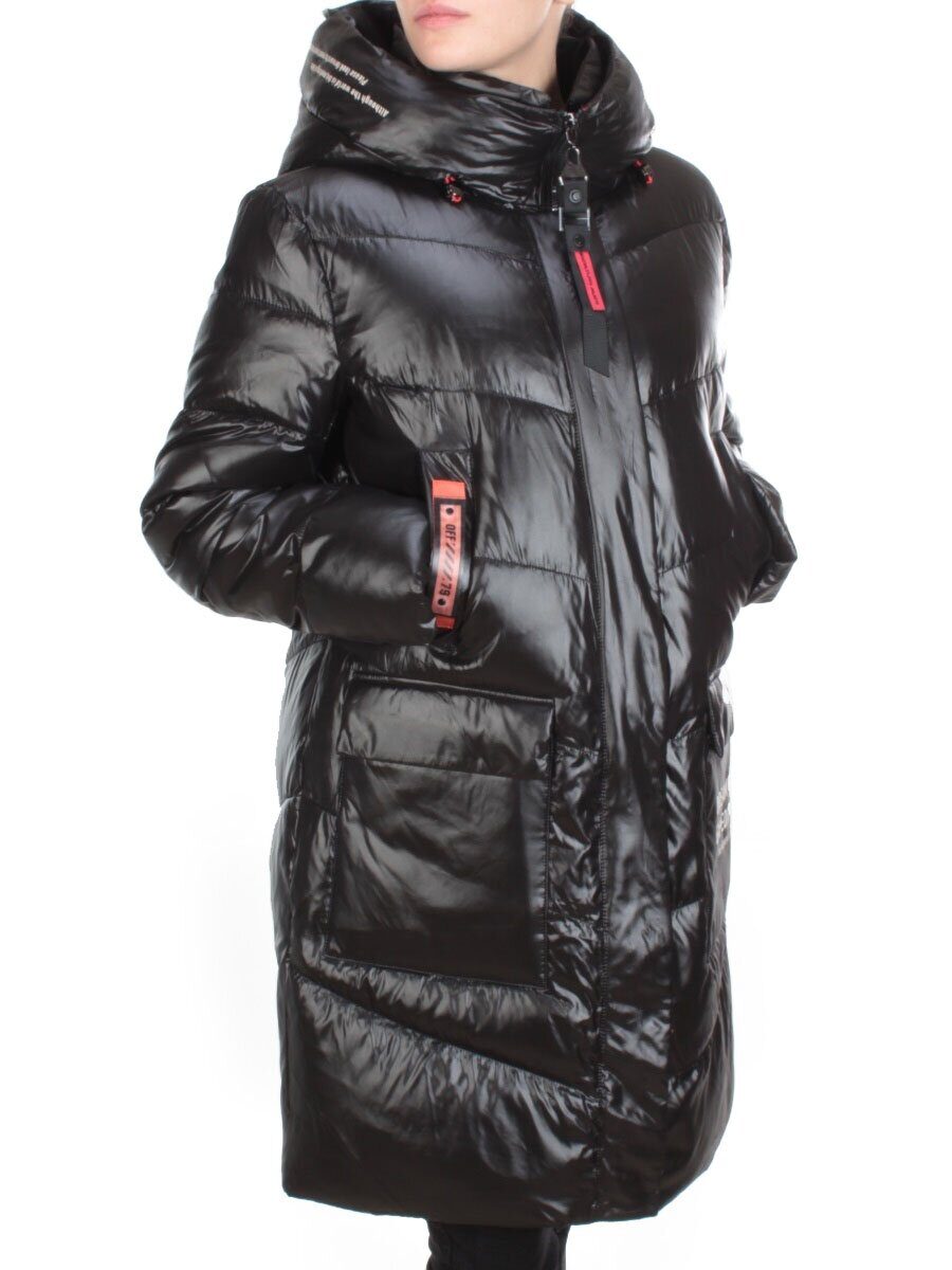 YR-986 BLACK Куртка зимняя женская COSEEMI (200 гр. холлофайбера)