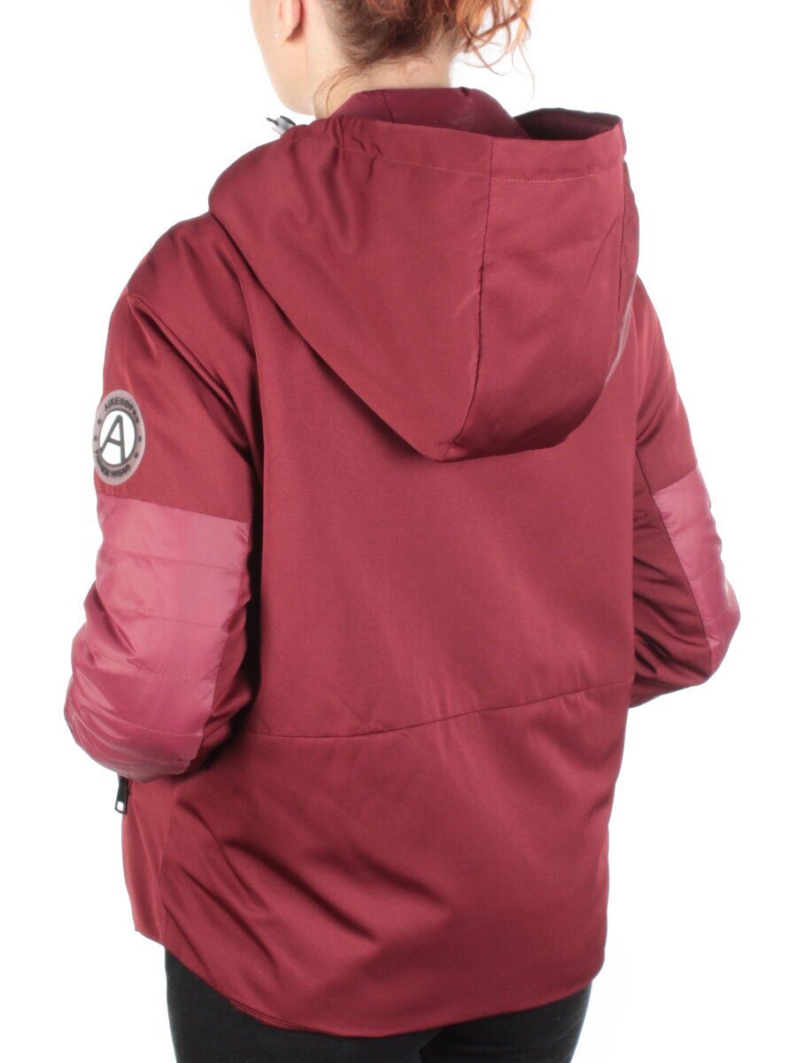 009 DARK RED Куртка демисезонная женская (100 гр. синтепон)