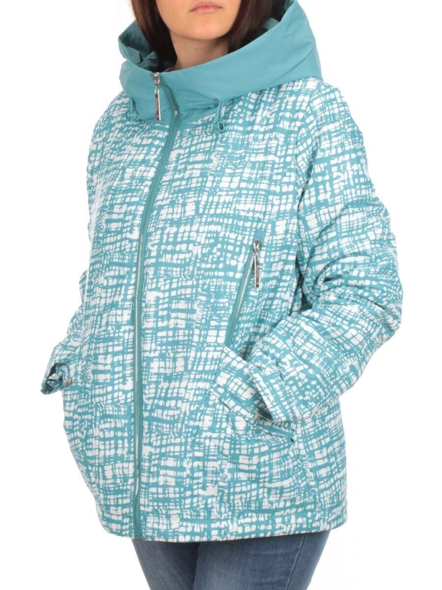 M8517 TURQUOISE Куртка демисезонная женская (100 гр. синтепон) Maria