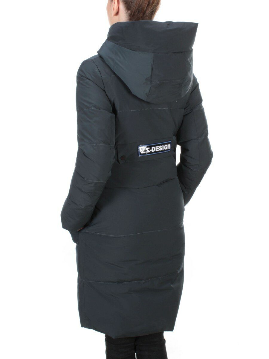 20-901 AQUAMARINE Пальто зимнее женское HAPPYSNOW (150 гр. холлофайбера)