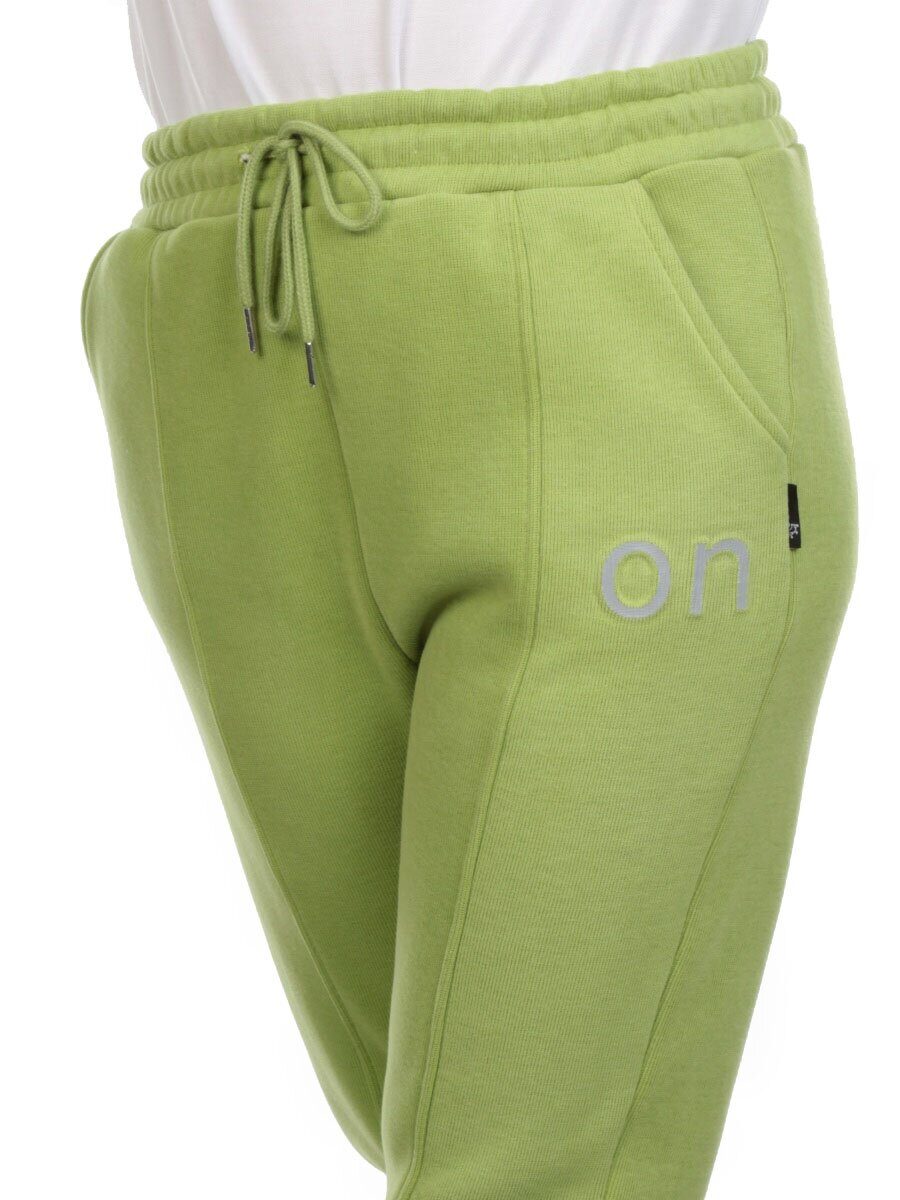 08 GREEN Брюки спортивные женские на флисе (100% хлопок) 7986