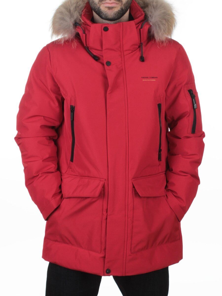 D6940 RED Куртка мужская зимняя