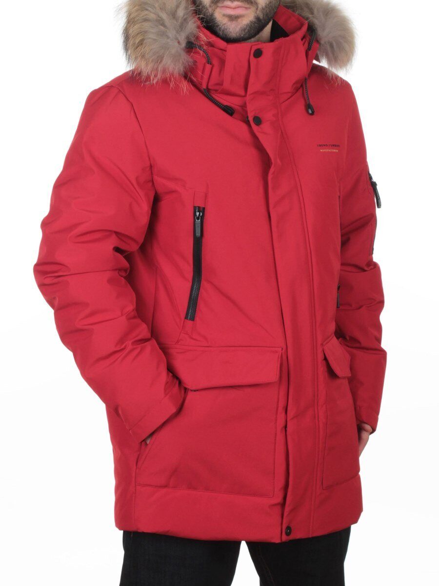 D6940 RED Куртка мужская зимняя