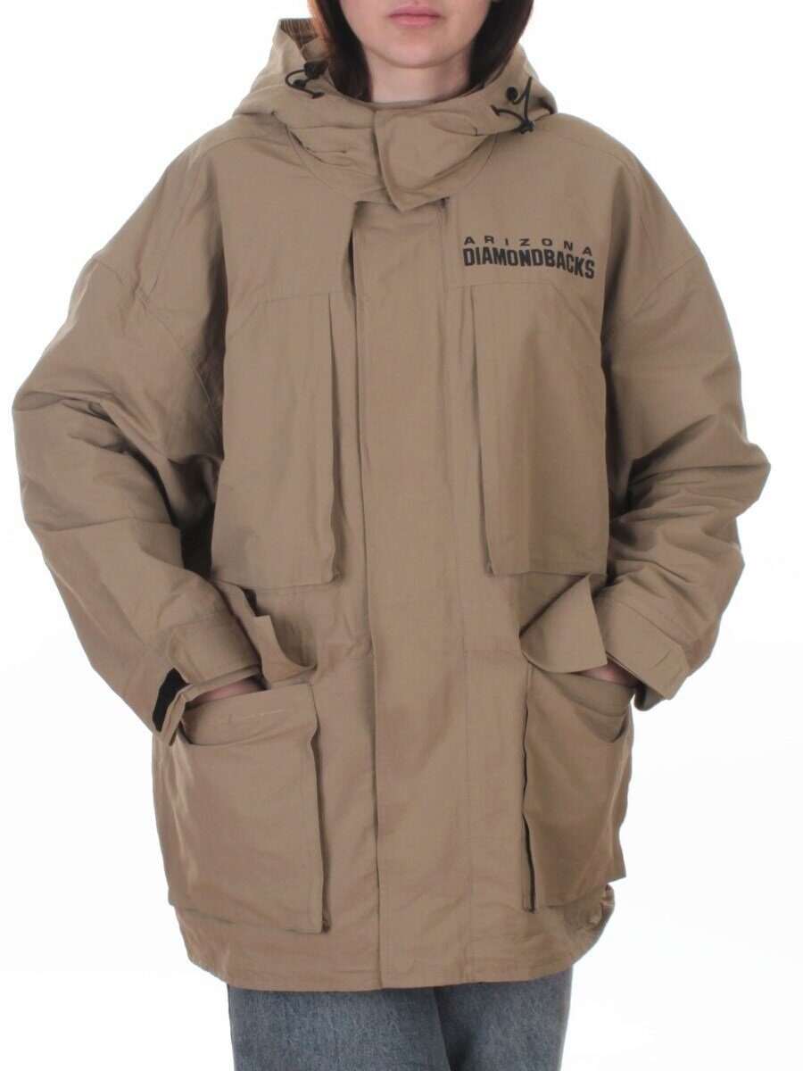 3106 DK. BEIGE Куртка демисезонная женская (100 гр. холлофайбер)