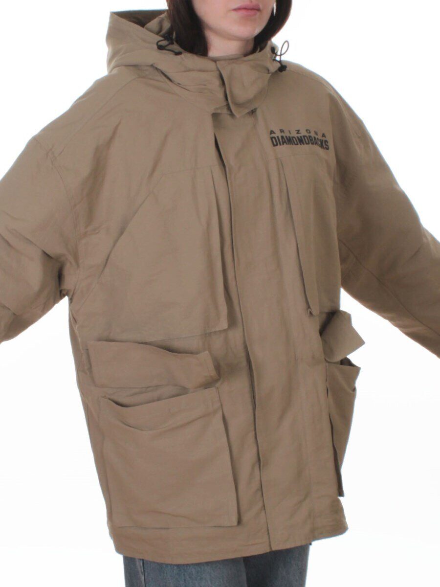 3106 DK. BEIGE Куртка демисезонная женская (100 гр. холлофайбер)