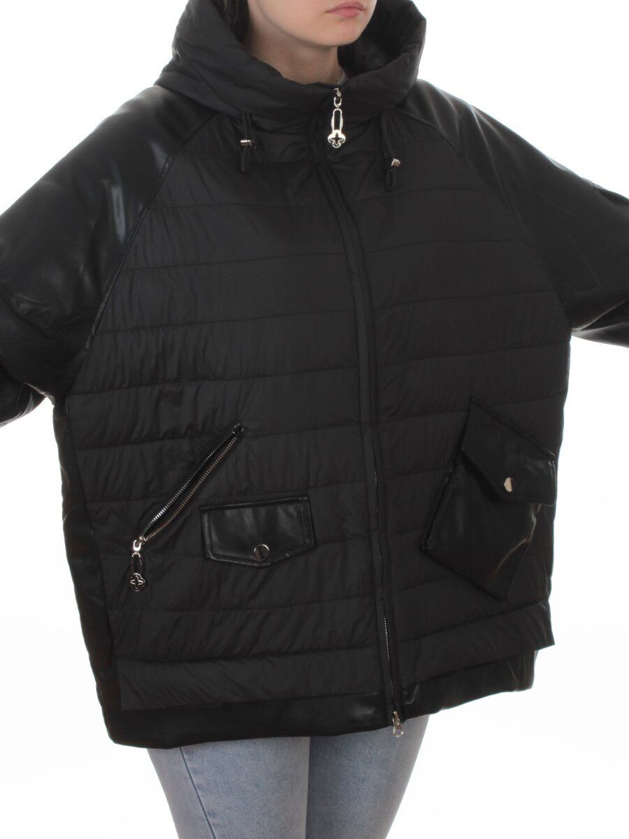 919 BLACK Куртка демисезонная женская (100 гр. синтепон)