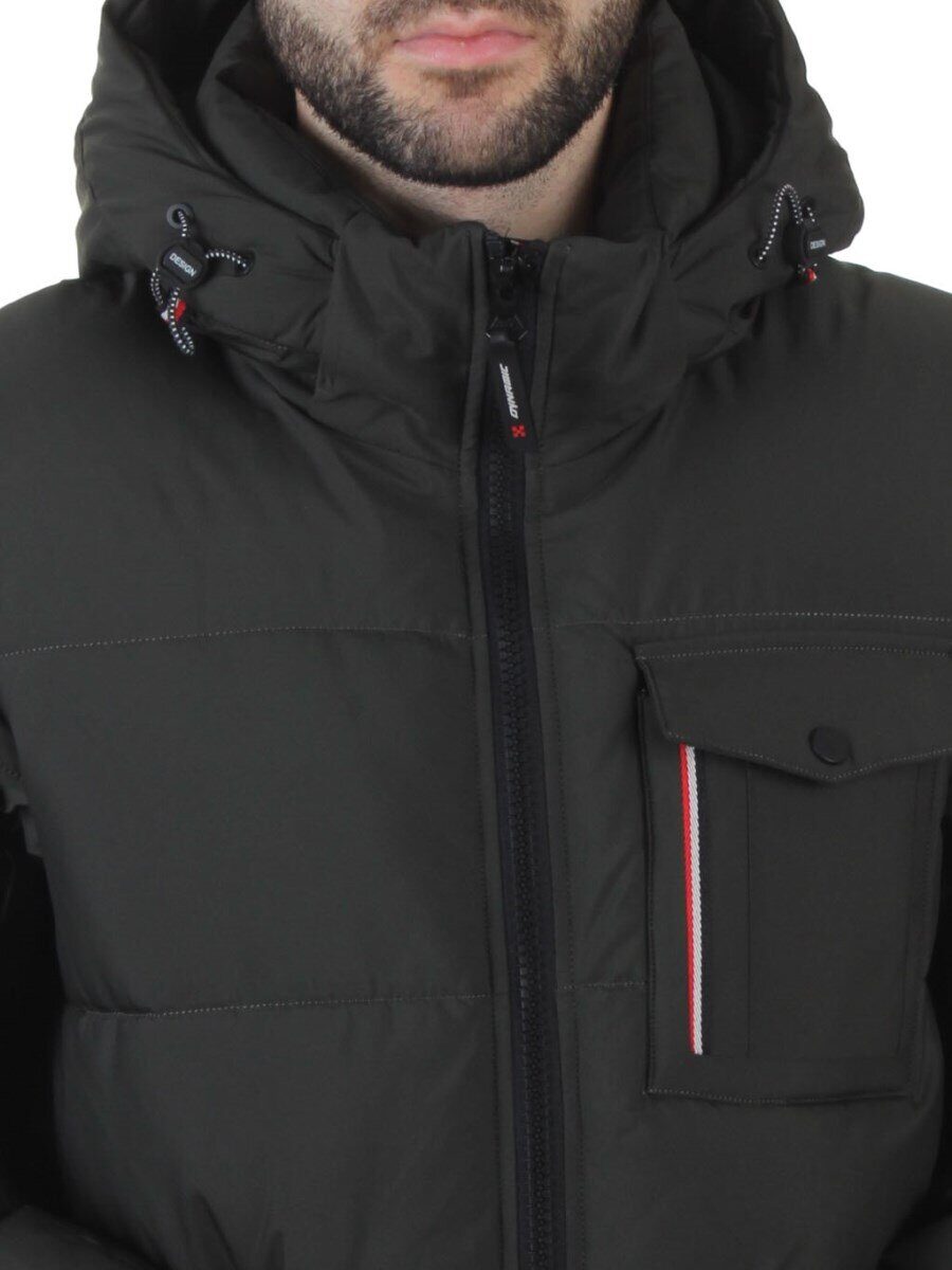 6393 DK. GREEN Куртка мужская зимняя (200 гр. холлофайбер)