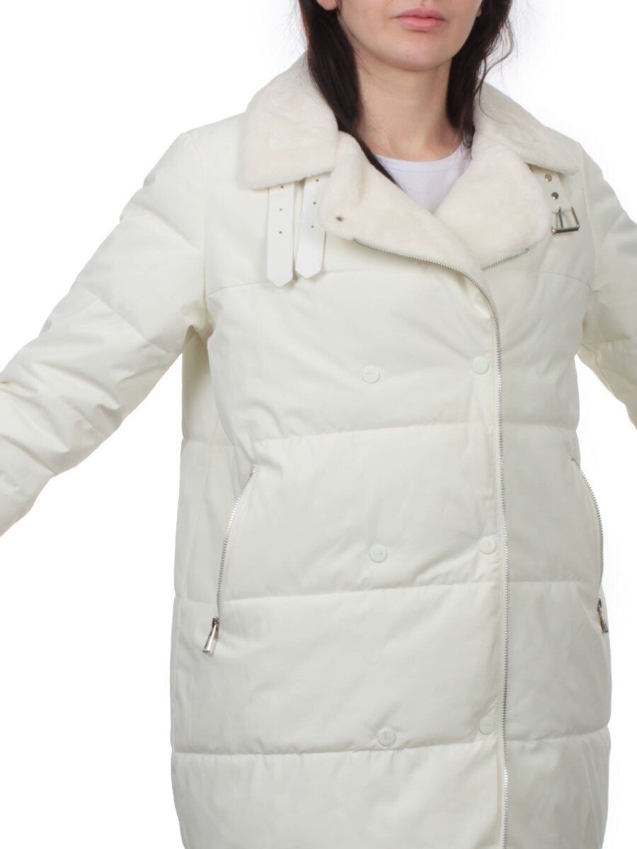 S24-236 MILK Куртка демисезонная женская (100 гр. холлофайбер)