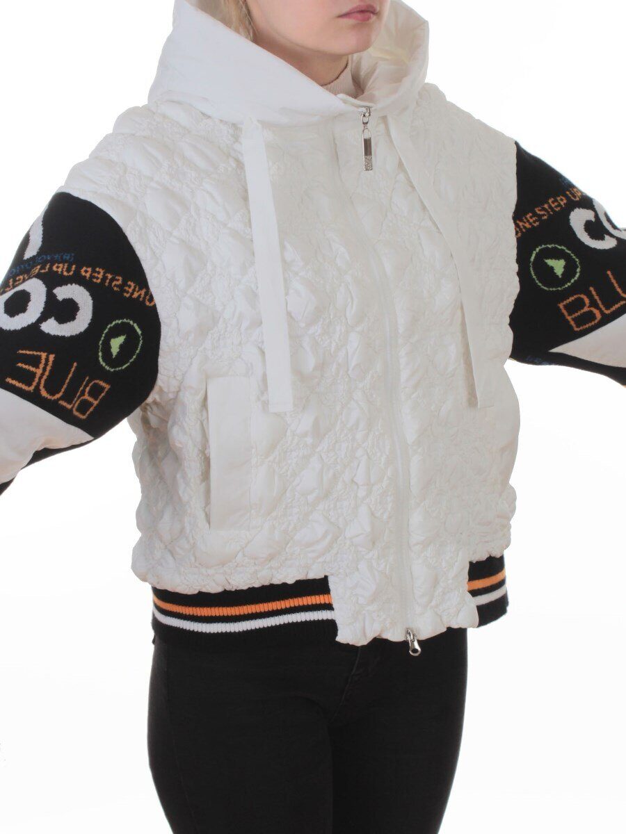 705 WHITE Куртка демисезонная женская (100 гр. синтепон)