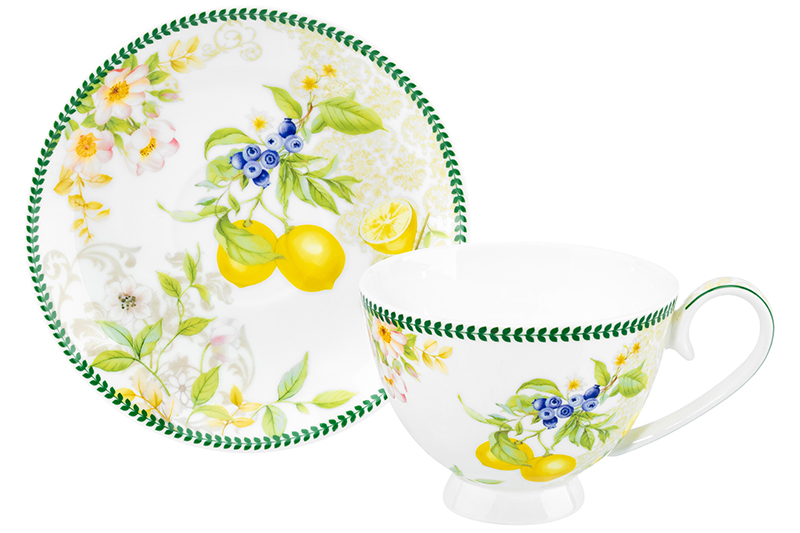 БЫЛО 957 руб! Чайная пара 2 пр. 300 мл 12,5*9,5*7 см