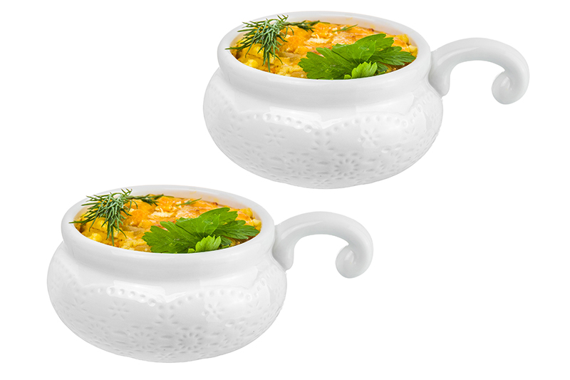 БЫЛО 583 руб! Набор 2 жюльенниц - кокотниц 270 мл 14*10,5*5,5 см