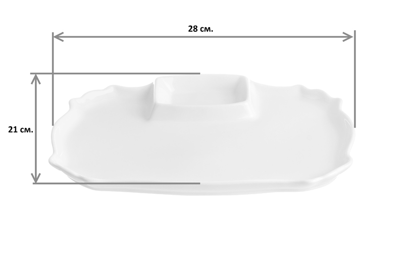 БЫЛО 563 руб! Блюдо д/шашлыка 28*21*2,3 см