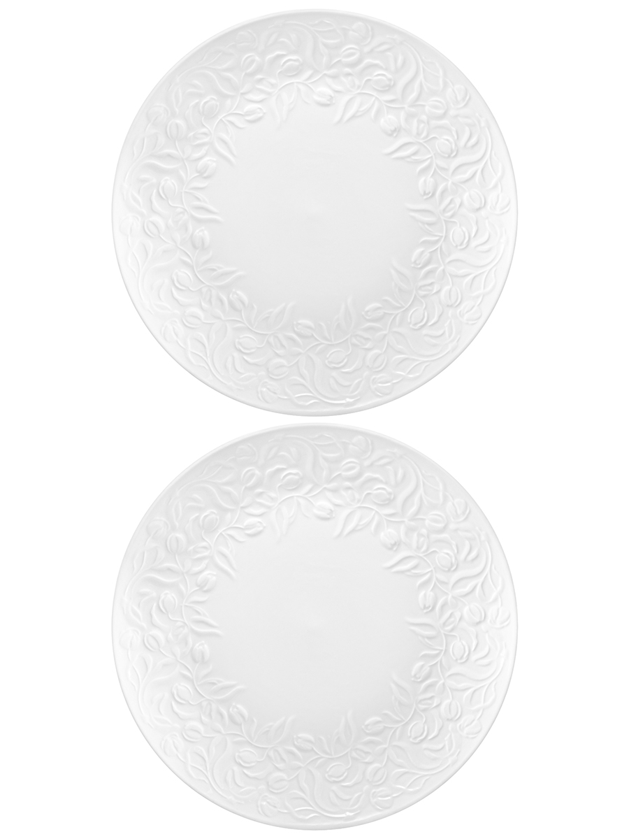 БЫЛО 885 руб! Набор тарелок для закуски 2 пр. 23*23*2,5 см