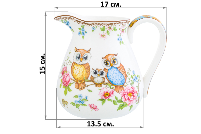 БЫЛО 1579 руб! Кувшин 1,2 л 17*13,5*15 см