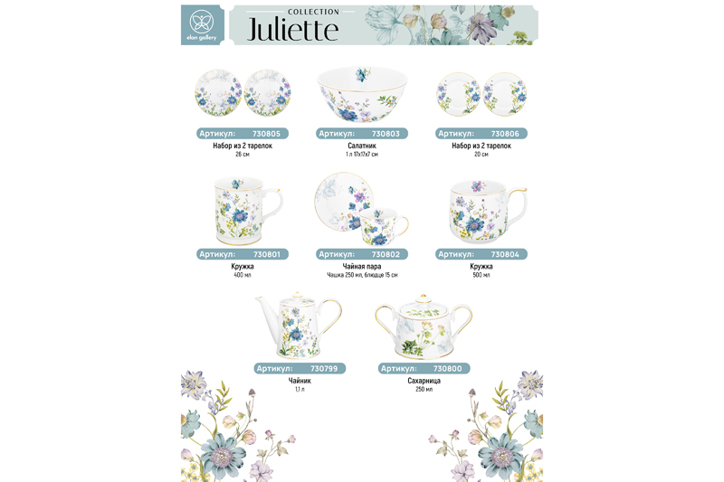 БЫЛО 1005 руб! Набор тарелок для закуски 2 пр. 20,5*20,5*1,5 см